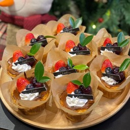 ชีสเค้กหน้าไหม้กลม