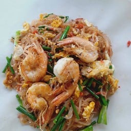 ผัดไทยกุ้งสดไม่ใส่ผัก