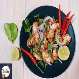 ยำไก่แซ่บชุดใหญ่