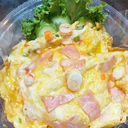 ข้าวไข่ข้นเบค่อน