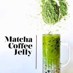Matcha jelly coffee
