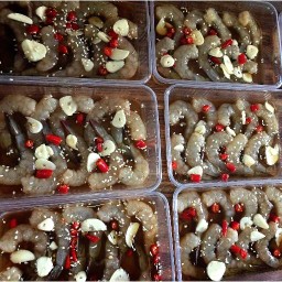 แซลม่อนดอง,กุ้งดอง