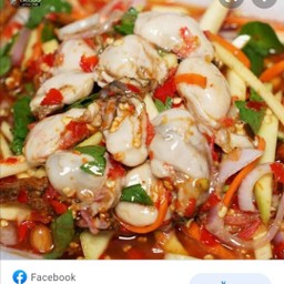 ยำหอยนางรมมะม่วง