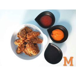 ไก่ทอดชีสดิป M 치즈 디프 Chicken wings deep fried cheese dip set