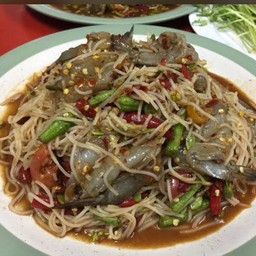 ตำซั่วกุ้งสด