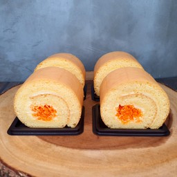 โรลเค้กฝอยทอง