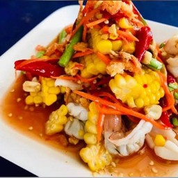 ตำข้าวโพดทะเล