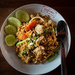 ข้าวผัดโบราณ(หมูชิ้น)