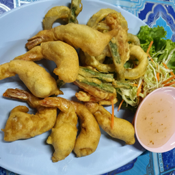 กุ้งชุปแป้งทอด