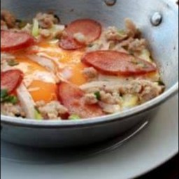 ไข่กะทะ ไม่เอาขนมปัง