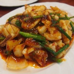 ข้าวราด ผัดพริกเผา