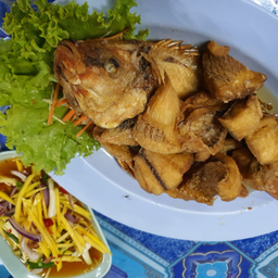 ปลาทับทิมทอดน้ำปลา