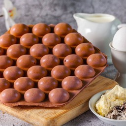 วาฟเฟิลฮ่องกง รสช็อกโกแลต Hong Kong Waffle Chocolate Flavor 1026