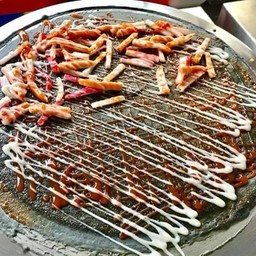 พริกเผา+ไส้กรอก+ปูอัด