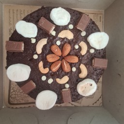 เค้กบราวนี่ครึ่ง ปอด์น