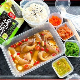 Set หมึกสด ดองซีอิ๊ว (เครื่องเคียงครบชุด)