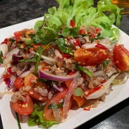 ยำเส้นแก้วหมูสับ