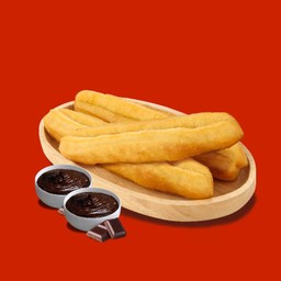 ชุดปาท่องโก๋จัมโบ้ 3 ชิ้น+ช็อกโกแลตดิปปิ้ง 2 ถ้วย