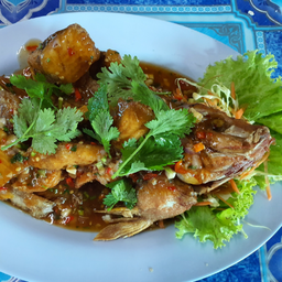 ปลาทับทิมราดพริก