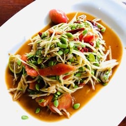 ตำปลาร้า(ไม่มีเม็ดกระถิน รูปภาพประกอบการขายเท่านั้น)