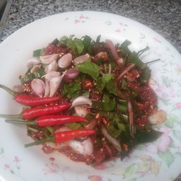 ก้อยมะนาวเนื้อ