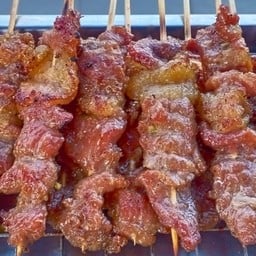 ฮัซซานเนื้อย่างโคขุนฮาล๊าล ประตูน้ำพระอินทร์