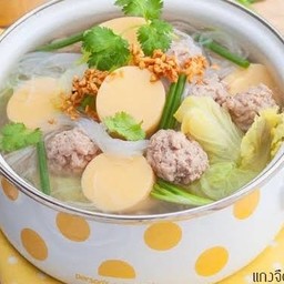 ต้มจืดเต้าหู้หมูสับ