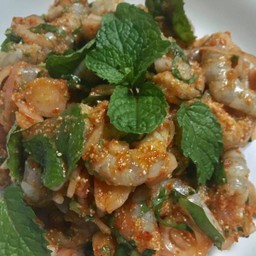 ลาบก้อยกุ้ง