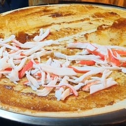 เครปไส้กรอก+ปูอัด