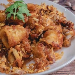 ปลาหมึกทอดกระเทียม