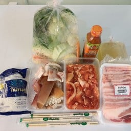ชุดหมูกระทะสุขใจ