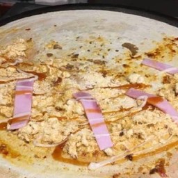 เครปแฮม+หมูหยอง+พริกเผา