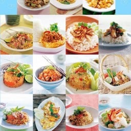 แต๋วตามสั่ง กระเพรา ต้มยำ ข้าวผัด ราดหน้า สุกี้ ส้มตำ ลาบ ฯลฯ