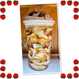 นมหมีปั่นบราวน์ชูก้า