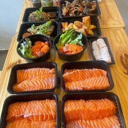 เซตแซลมอน 1 ตัว ประกอบอาหาร