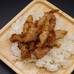 ข้าวเหนียวหมูแดดเดียวไม่ติดมัน