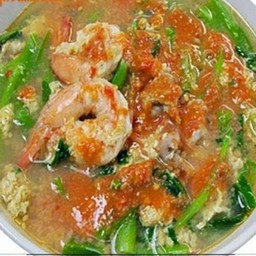 สุกี้ กุ้งสด น้ำ