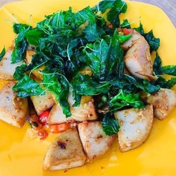 หมูยอ ผัดกะเพรา