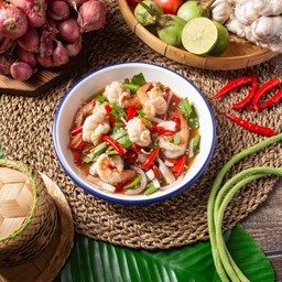 ยำกุ้งสุก