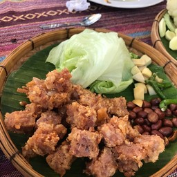 แหนมหม้อทอด