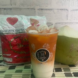 ชาไทย มะพร้าวนมสด