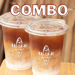 COMBO ลาเต้เย็น 2 แก้ว ประหยัดลง