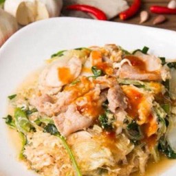 สุกี้แห้งไก่