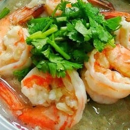 Shrimp rice soup
