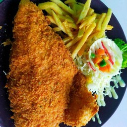 สเต็กปลาดอลลี่ทอด