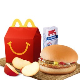 ชุดแฮปปี้มีล & ของเล่น (เบอร์เกอร์หมู)