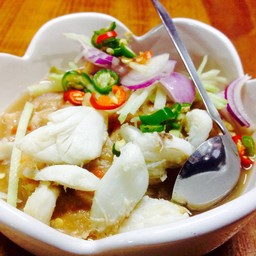 น้ำพริกเนื้อปู (ชุด)