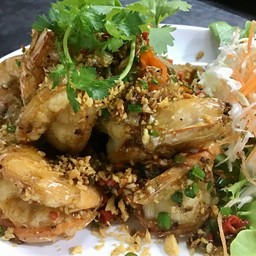 กุ้งผัดพริกเกลือ