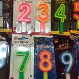 เทียนตัวเลข