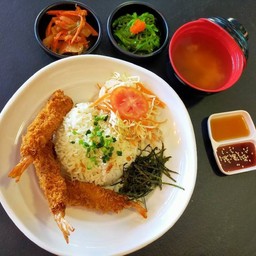 ข้าวกุ้งเทมปุระ & ซุปมิโซะ